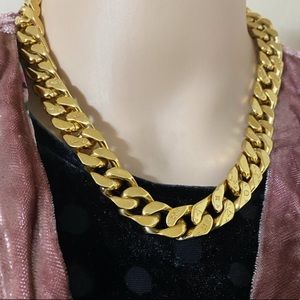 ✨GOLD✨ THICK CHAIN NECKLACE LOUIS VUITTON